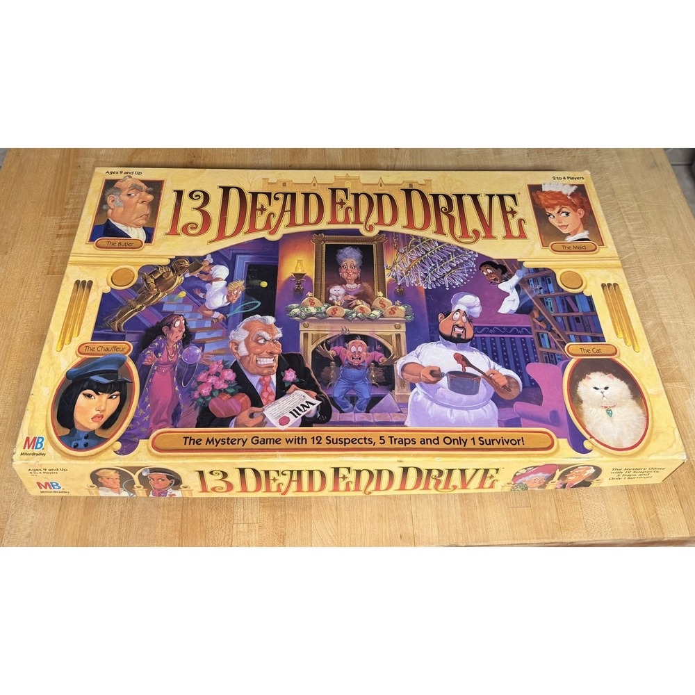 13 Dead End Drive Board Game 1993 - Lulu token missing